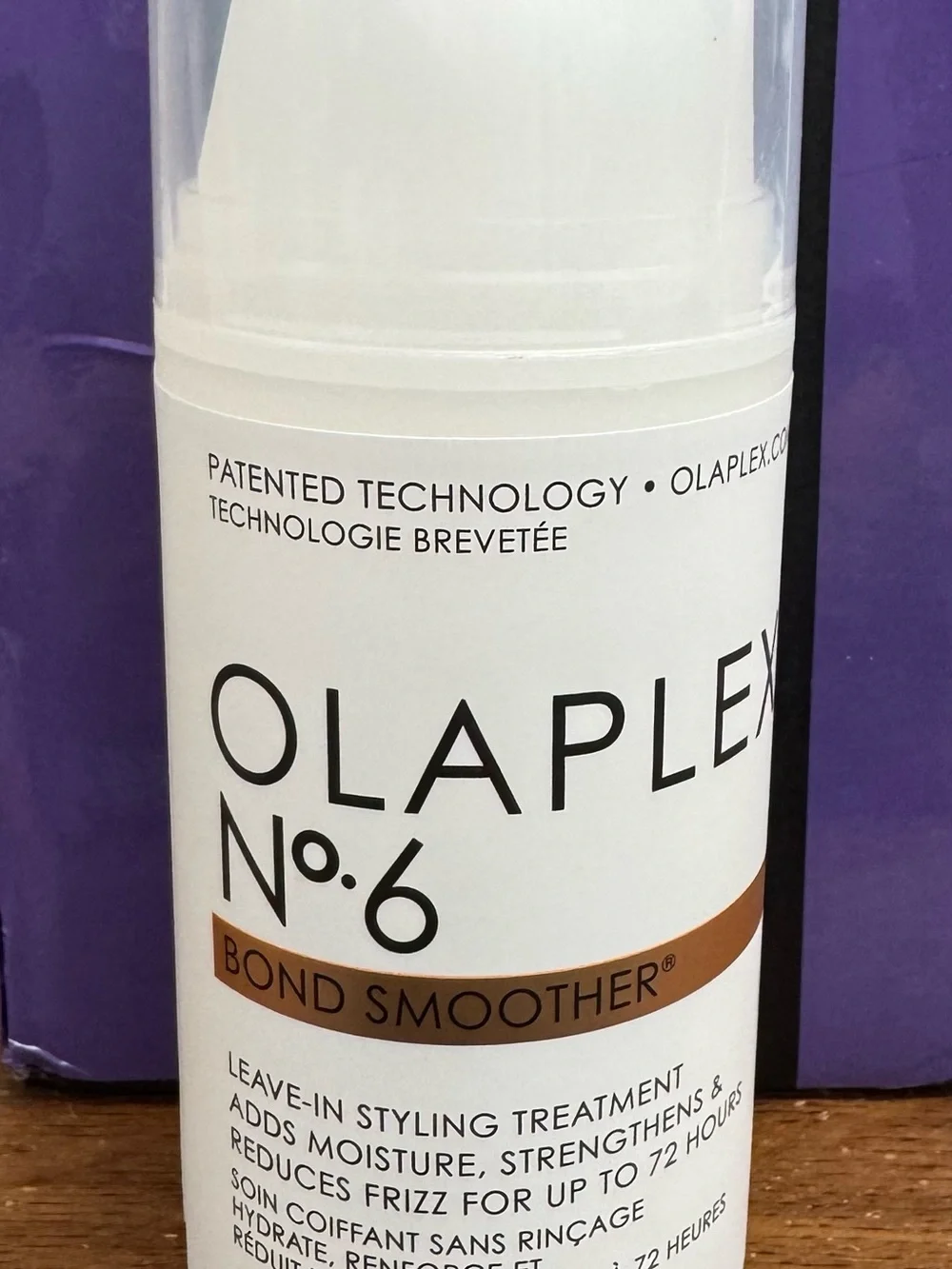 OLAPLEX No.6 Bond Smoother - White with Brown Accent and Black Text